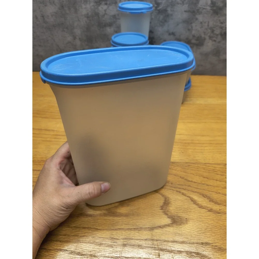 Tupperware Modular Mate Oval Container w/Lid 1615/1614/1605/1792/1611/1606 Lot 7